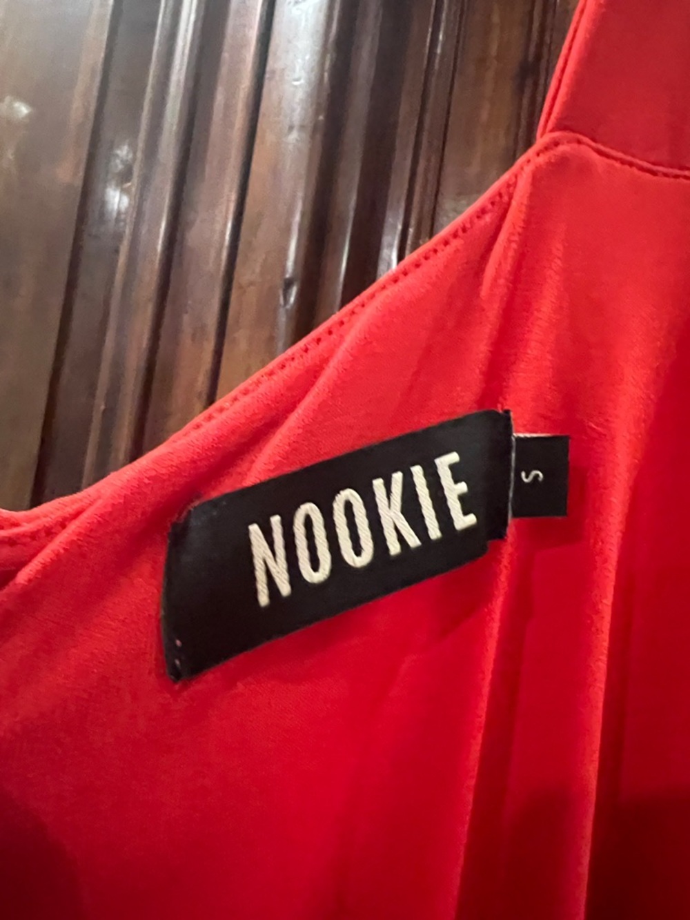 Revolve | Nookie Alba Gown in Cherry Red One-Shoulder Evening Gown - Picture 3 of 11